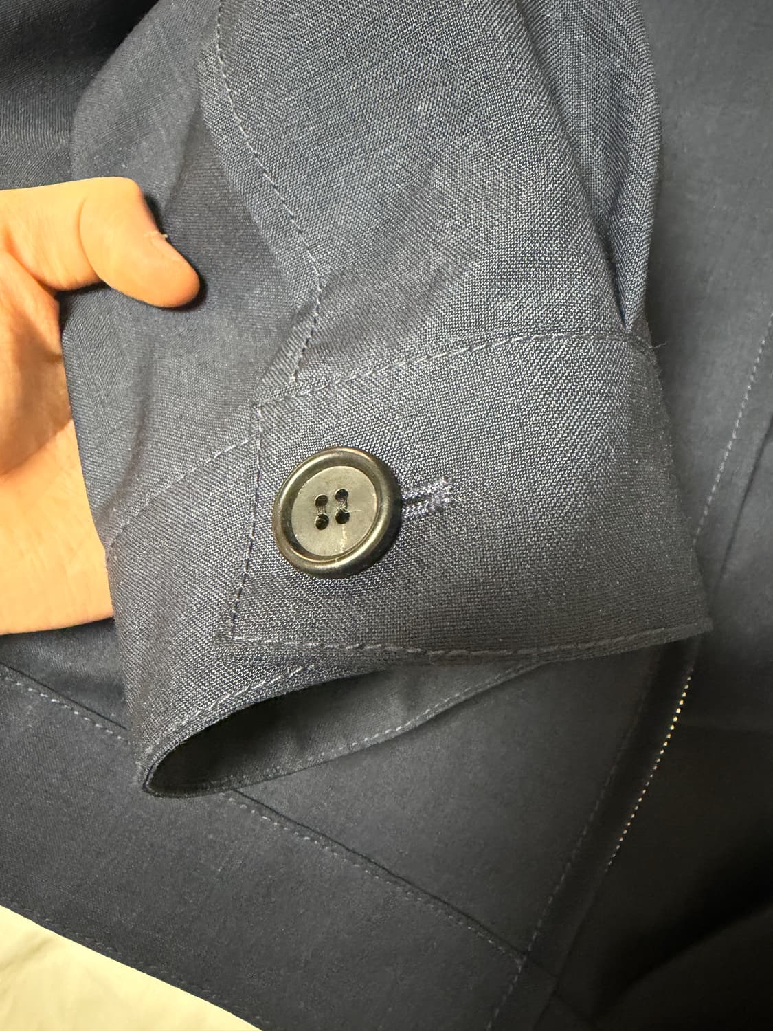 미우미우 모헤어 블루종 자켓 네이비 38 상품이미지7