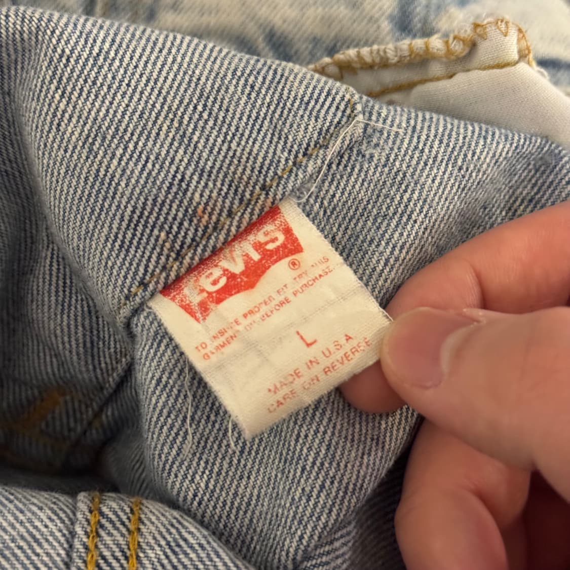 리바이스 70507 데님 자켓 L 상품이미지6