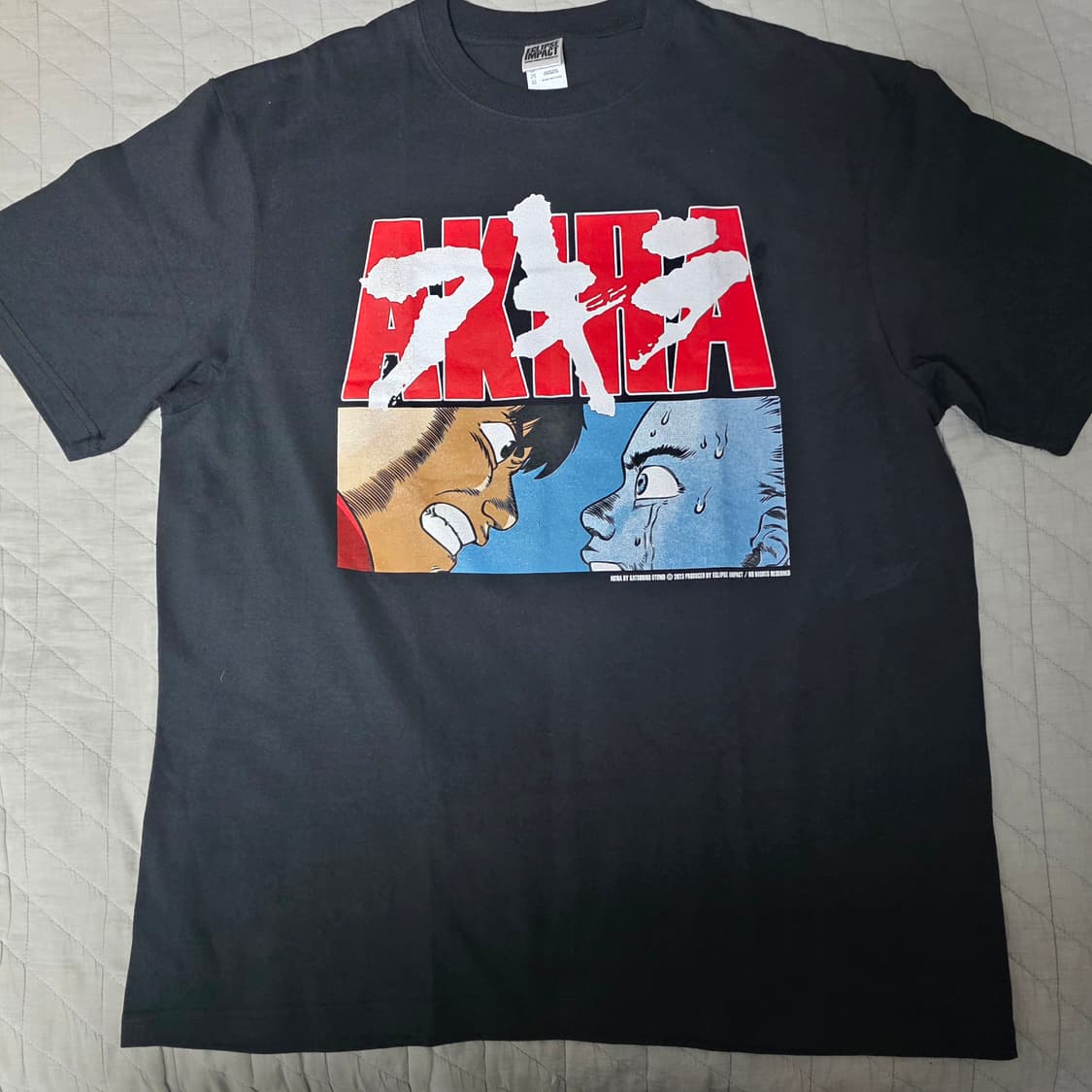 [XL] 아키라 부틀렉 이클립스 임팩트 티셔츠 블랙 상품이미지1