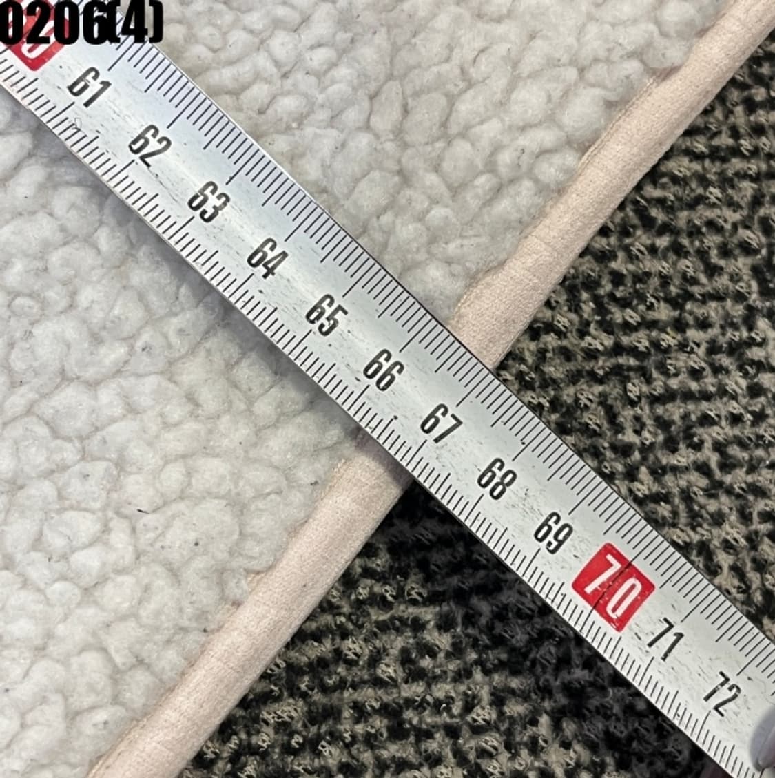 [105/XL] 네파 흰색 뽀글이 플리스 집업 자켓 0206(4) 상품이미지7