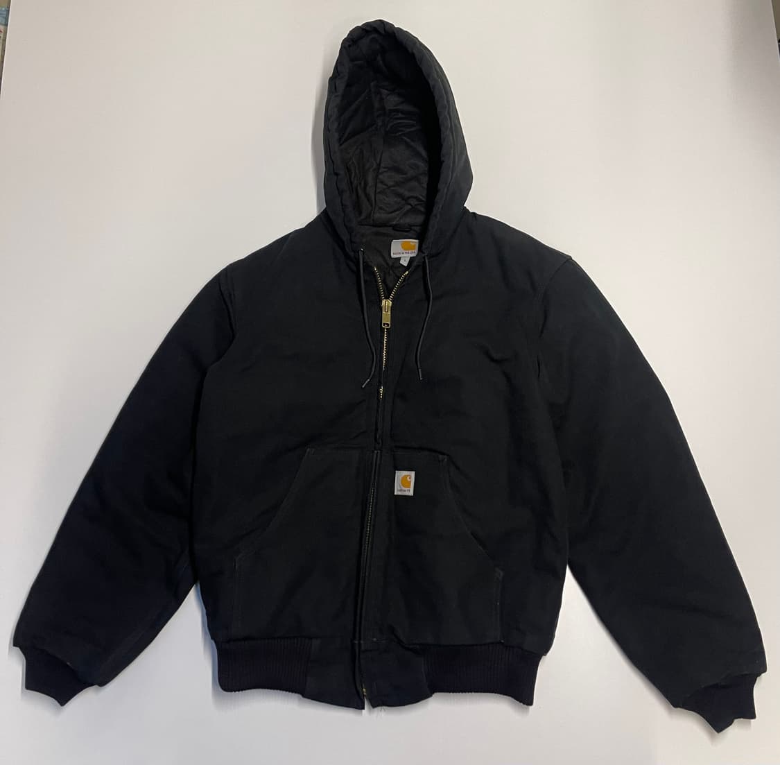 칼하트 J140 덕 액티브 후드 자켓 블랙 S 상품이미지1