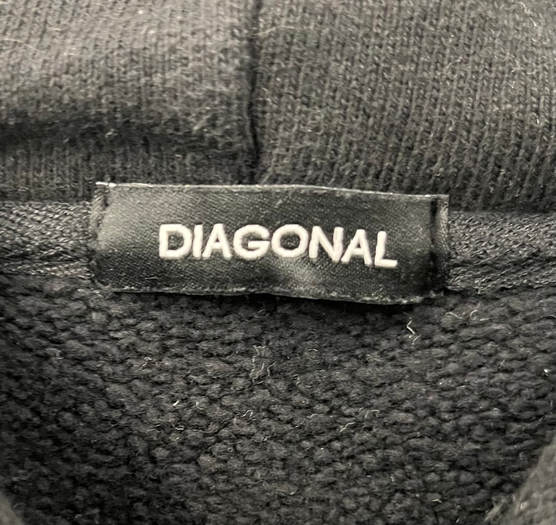 다이애그널 DIAGONAL 장미 자수 후드티 상품이미지4