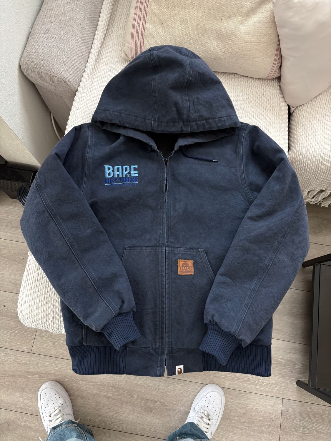 올드 빈티지 베이프 액티브 자켓 택S (실제 100정도) 상품이미지1