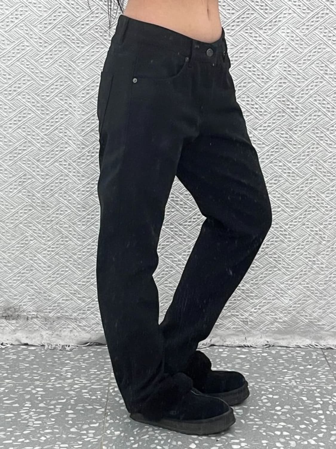 인스턴트데님 모던 락시크 블랙진 데님 흑청팬츠 30인치 C09680 상품이미지2