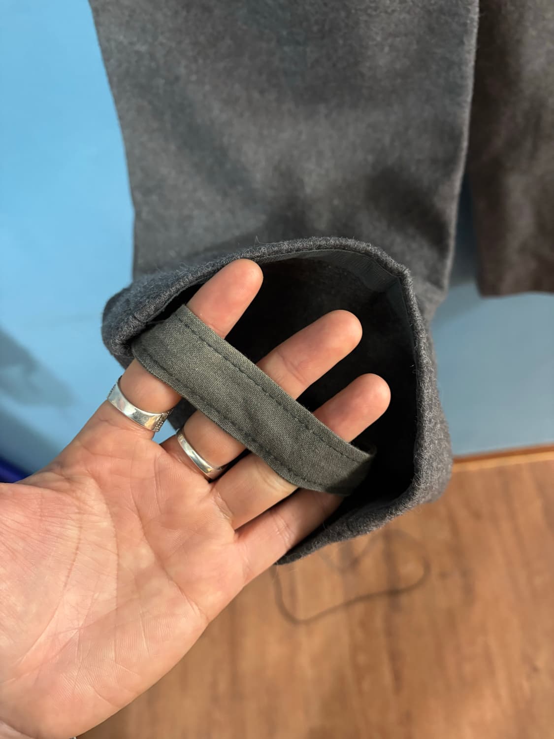 60‘s Swedish army Gray Wool Cargo Pant. 상품이미지9