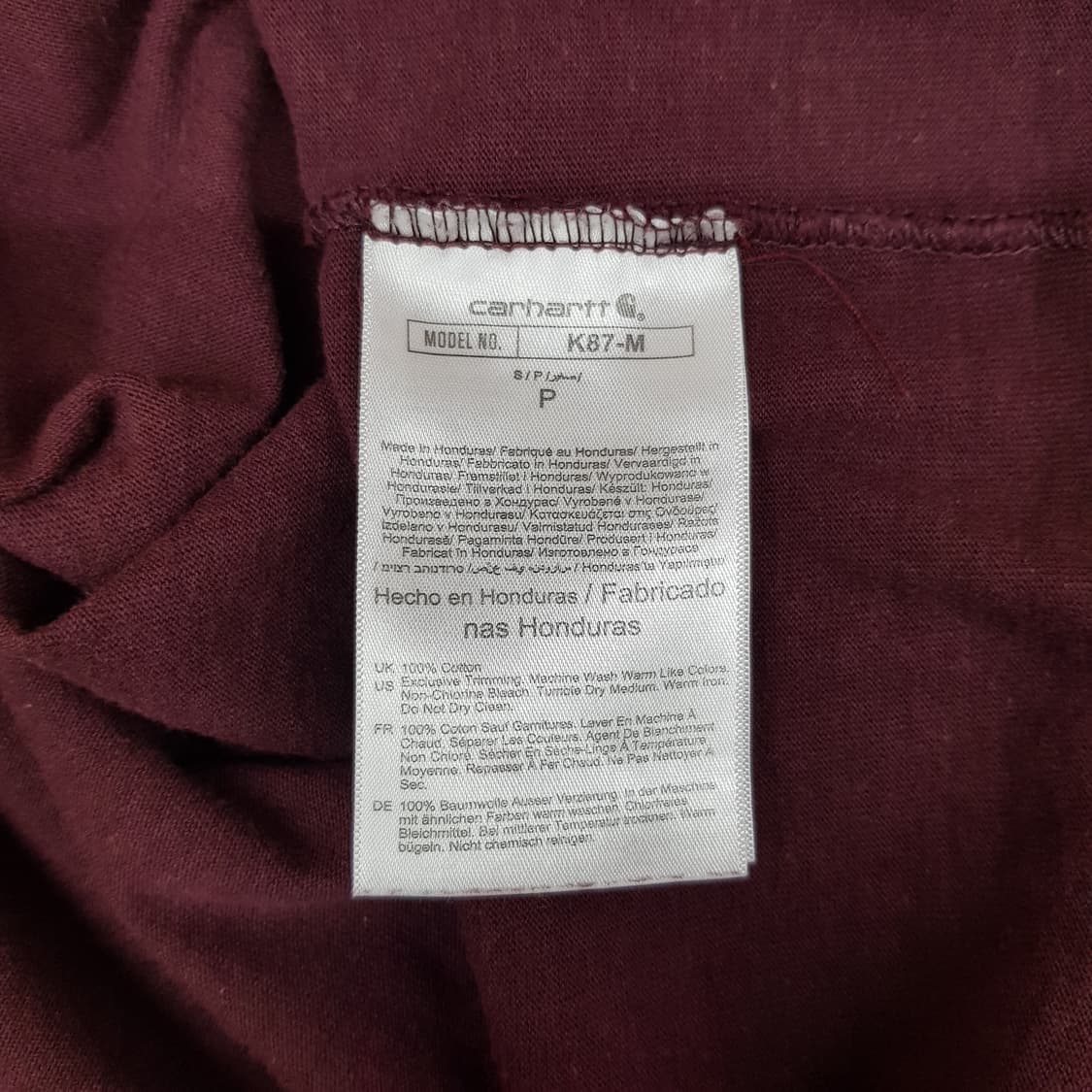 Carhartt 루즈핏 포켓 반팔 티셔츠 S사이즈 상품이미지4