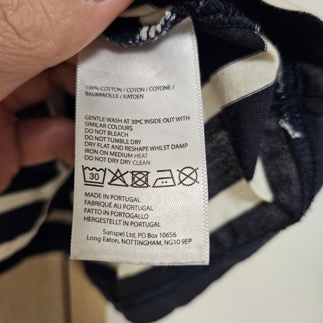 썬스펠 / 스트라이프 티 / M 상품이미지3