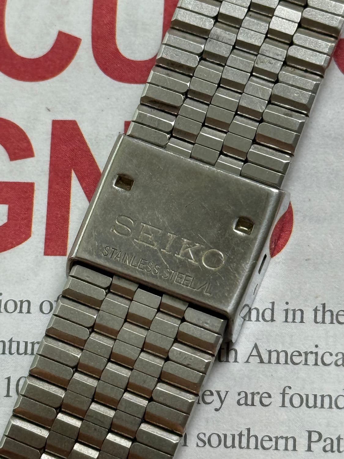 Seiko 세이코 쿼츠 7832 무브먼트 데이트 상품이미지5