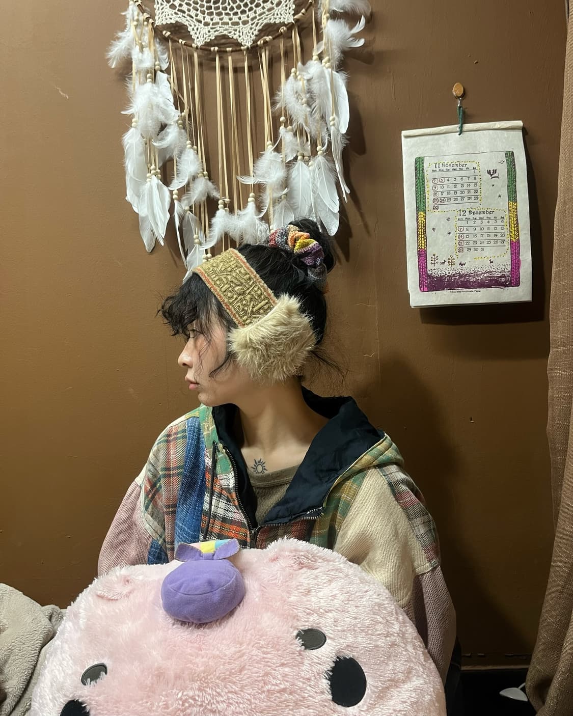 캐피탈 퍼 디테일 헤어밴드 상품이미지5