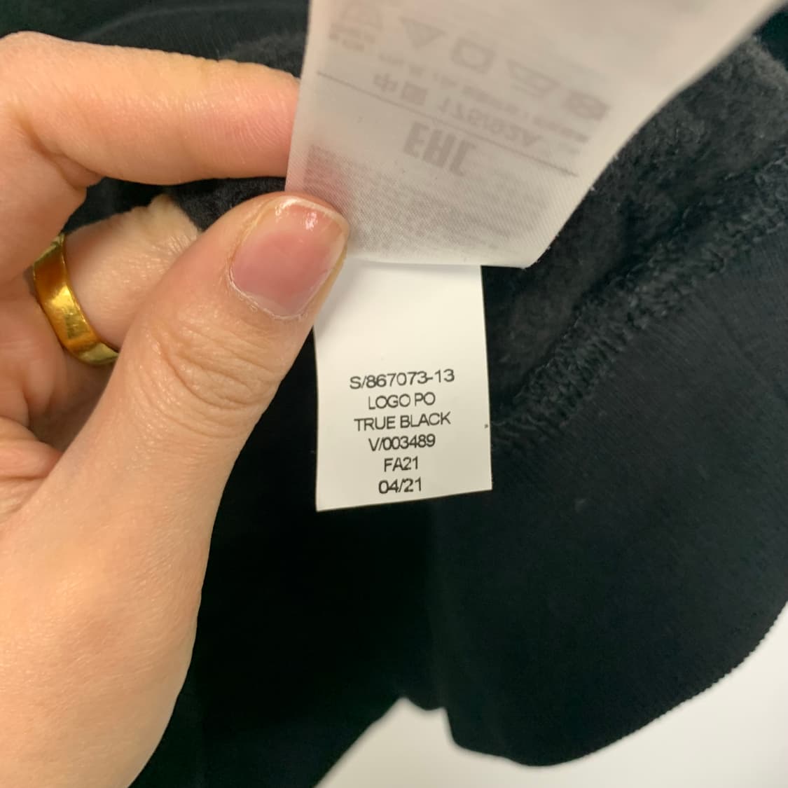 Gap 갭 블랙 후드티 상품이미지5