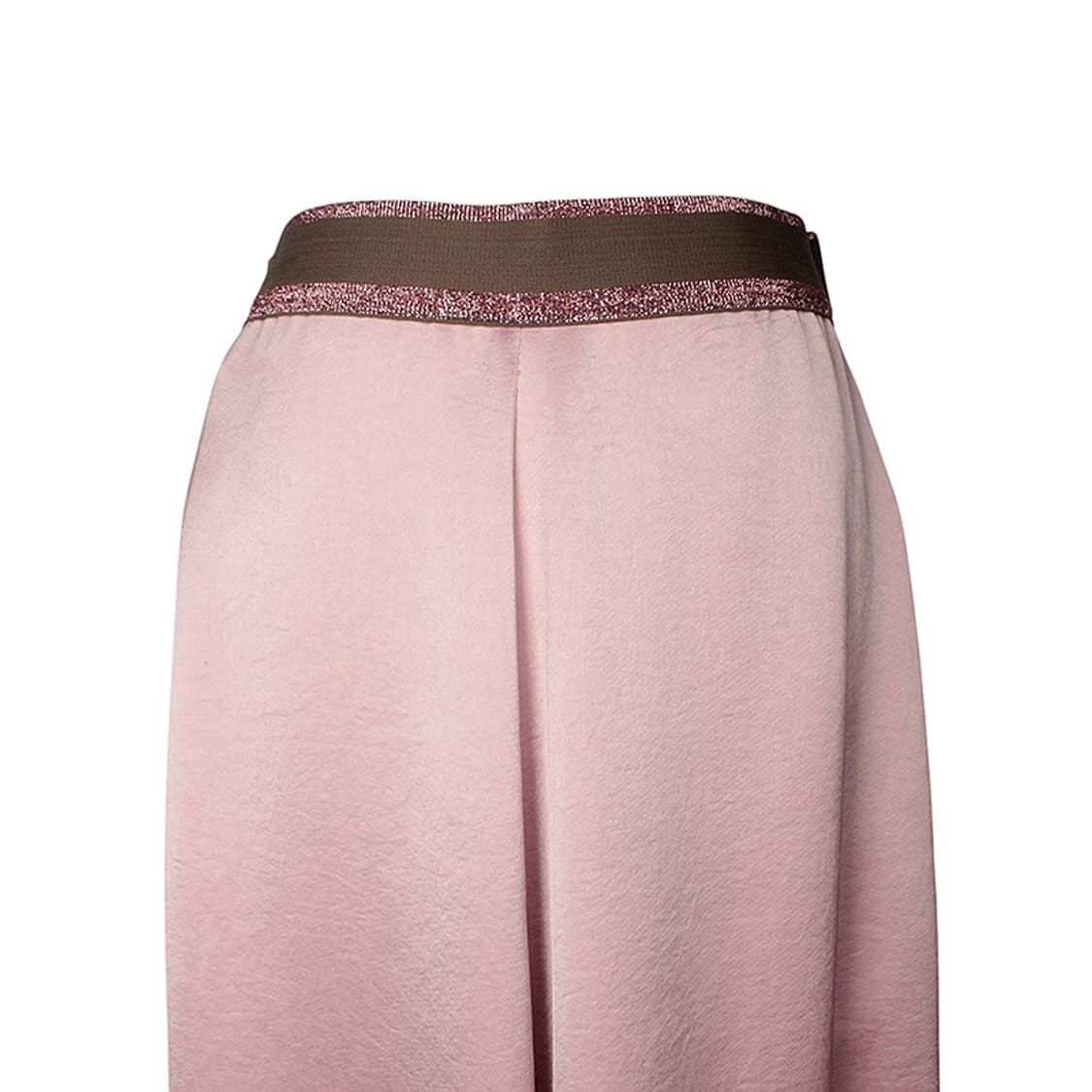 막스마라 인트렌드 쉘핑크 새틴 밴딩 스커트 66 상품이미지4