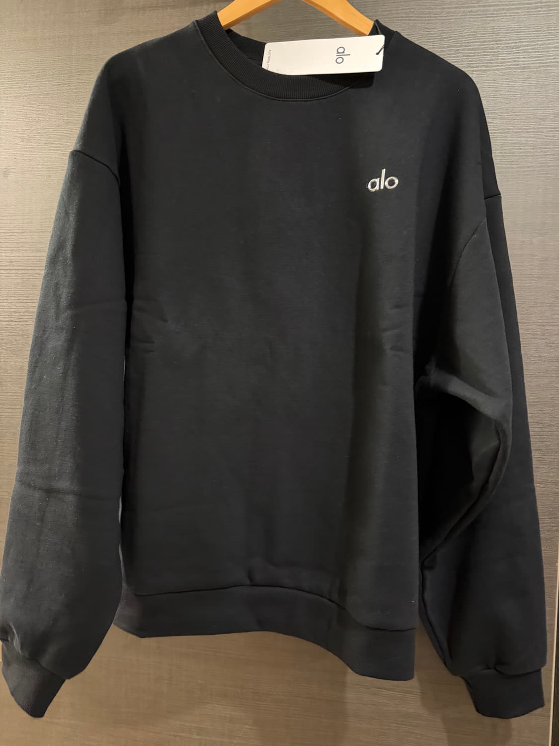 알로 요가 Accolade 크루넥 풀오버 블랙 XL 새상품 상품이미지2