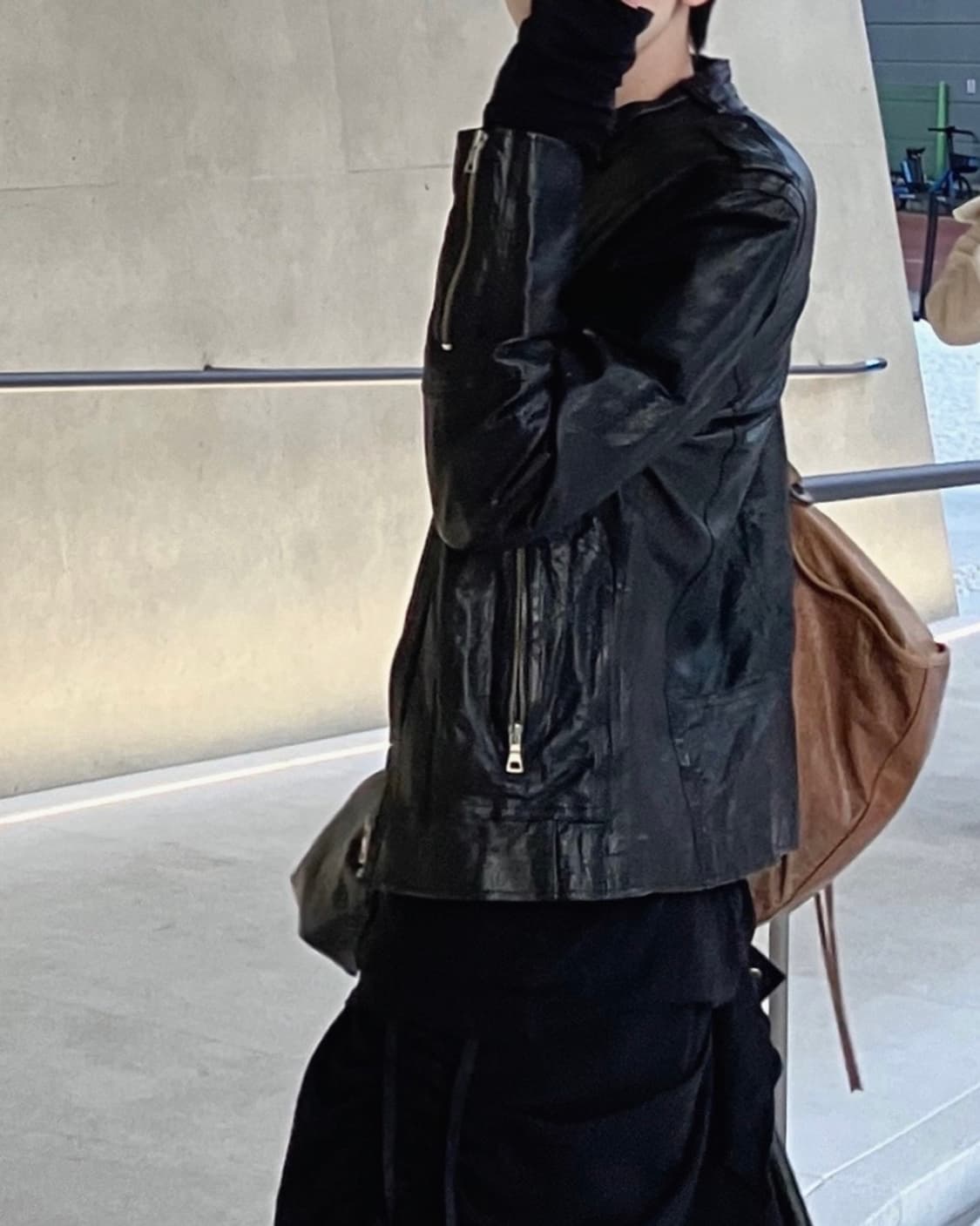 발망 레더 가죽 자켓 (빈티지) 상품이미지4