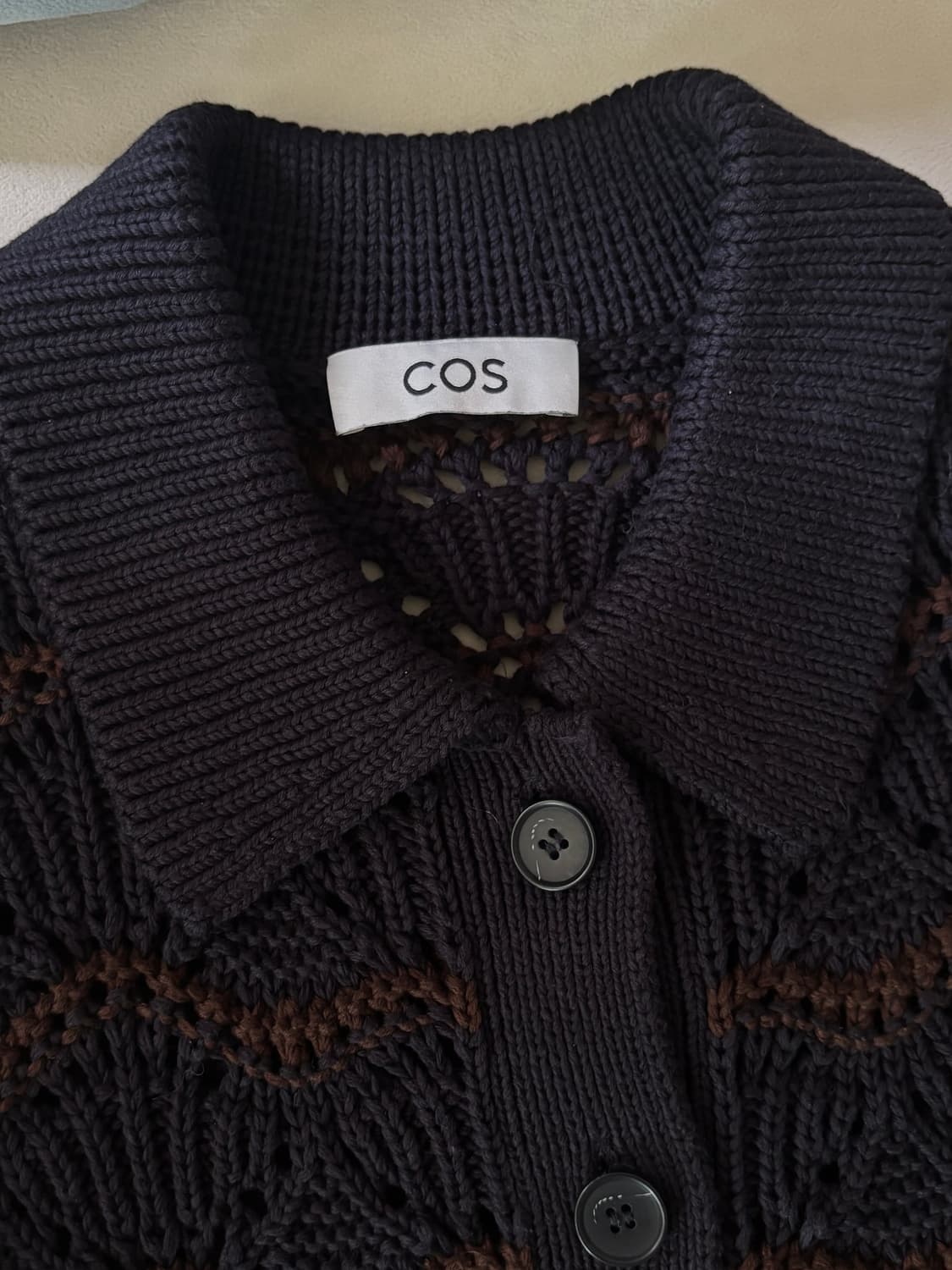 Cos 코스 포인텔 니트 가디건 xs 상품이미지4