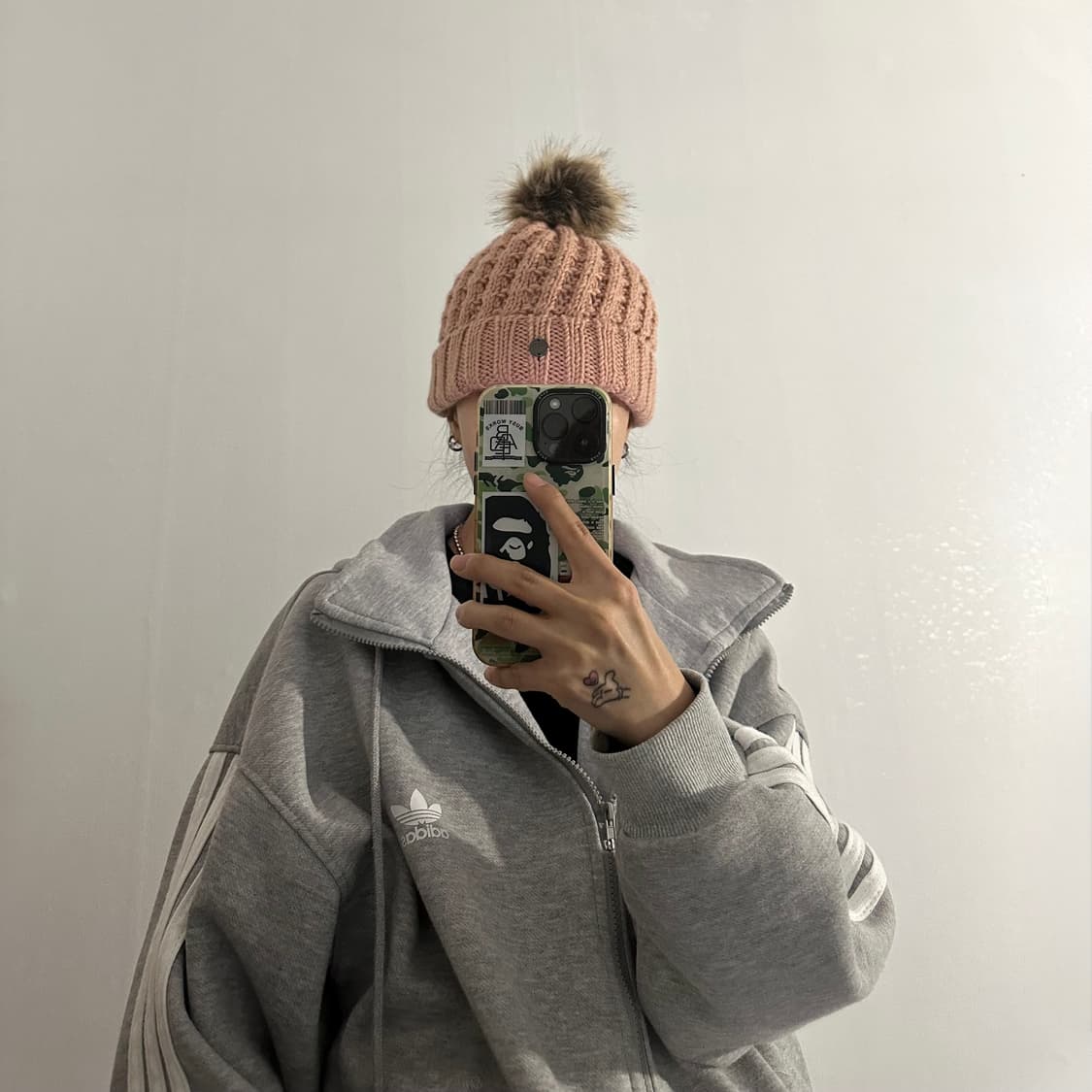 roxy 록시 꽈배기 방울비니 상품이미지3