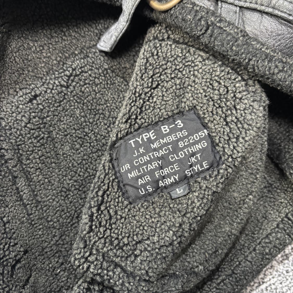 J.K members B-3 무스탕 자켓 (L) 상품이미지5