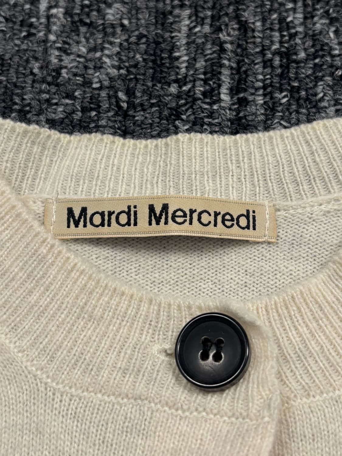 마르디 메크르디 아이보리 가디건 상품이미지6