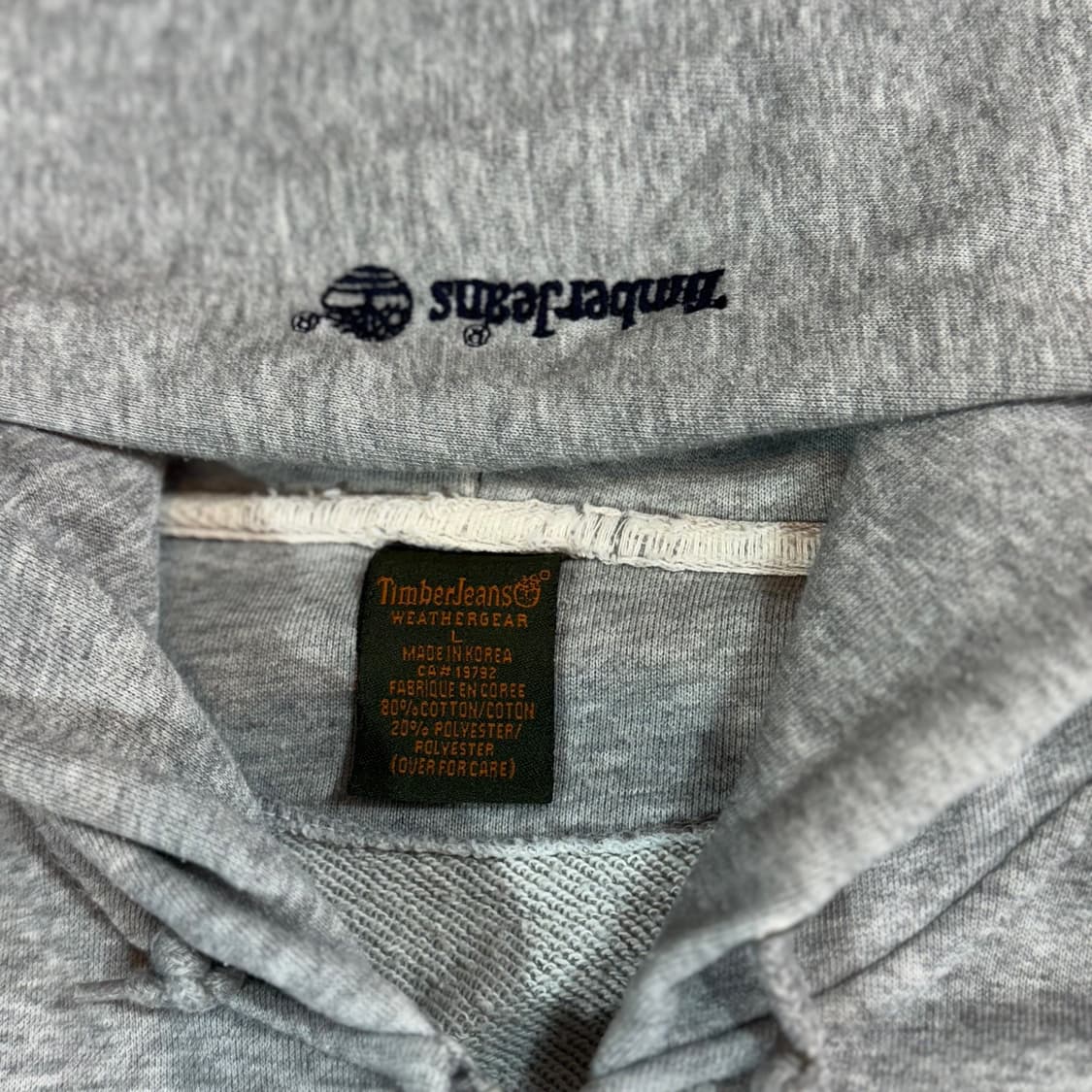 Timberland Timberjeans 그레이 후드집업 상품이미지3