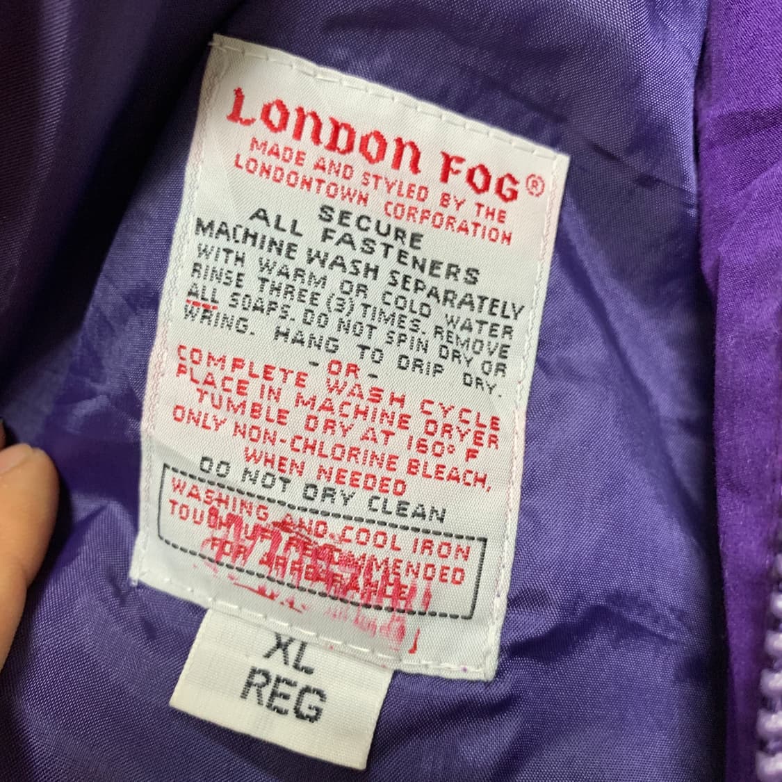 XL)90s 런던포그 London Fog  빈티지 해링턴 자켓 상품이미지4