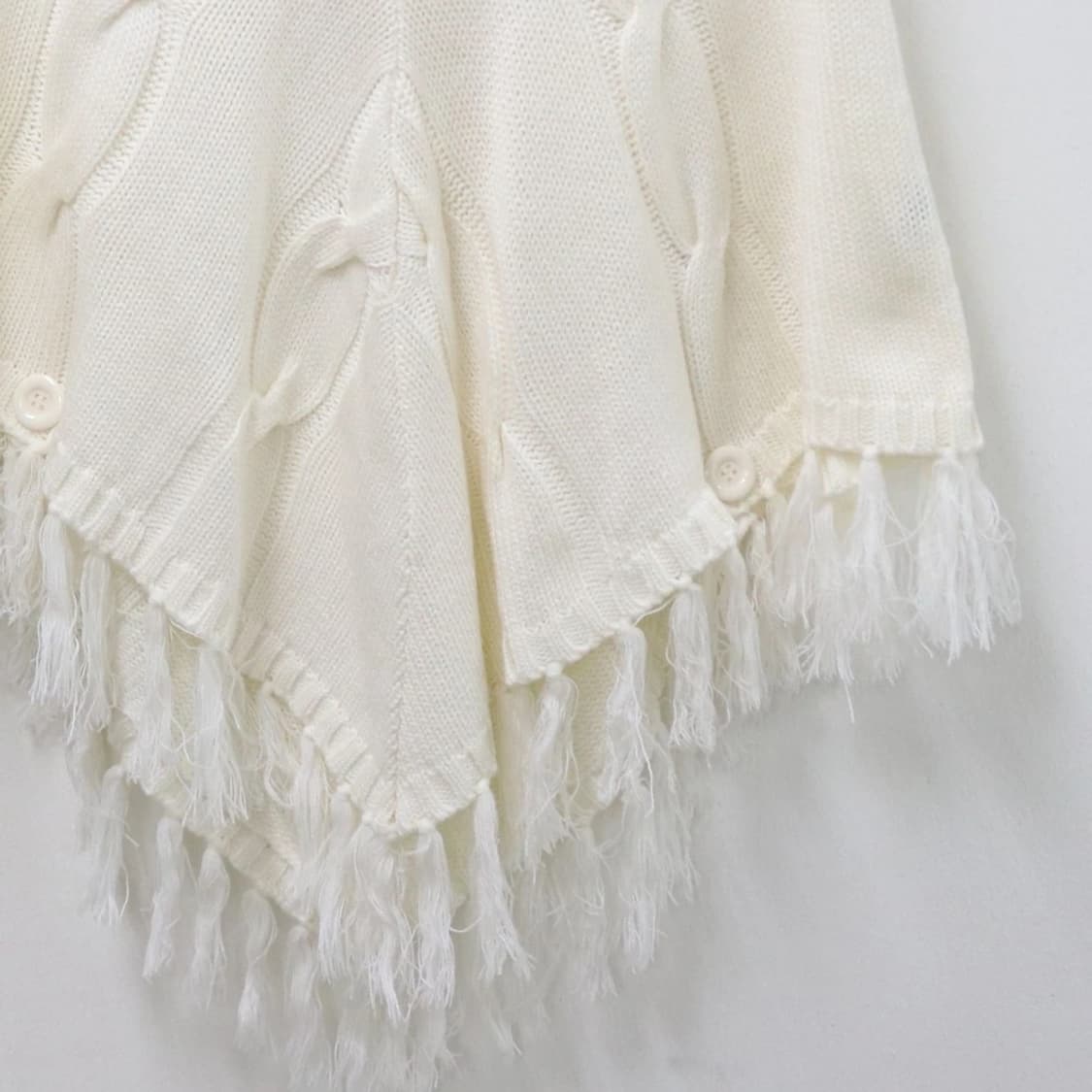 ZIENA 후드 판초 니트 66838 상품이미지4