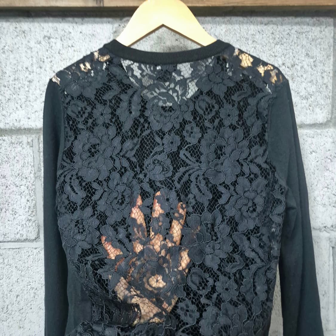 띠어리 레이스 니트티 상품이미지7