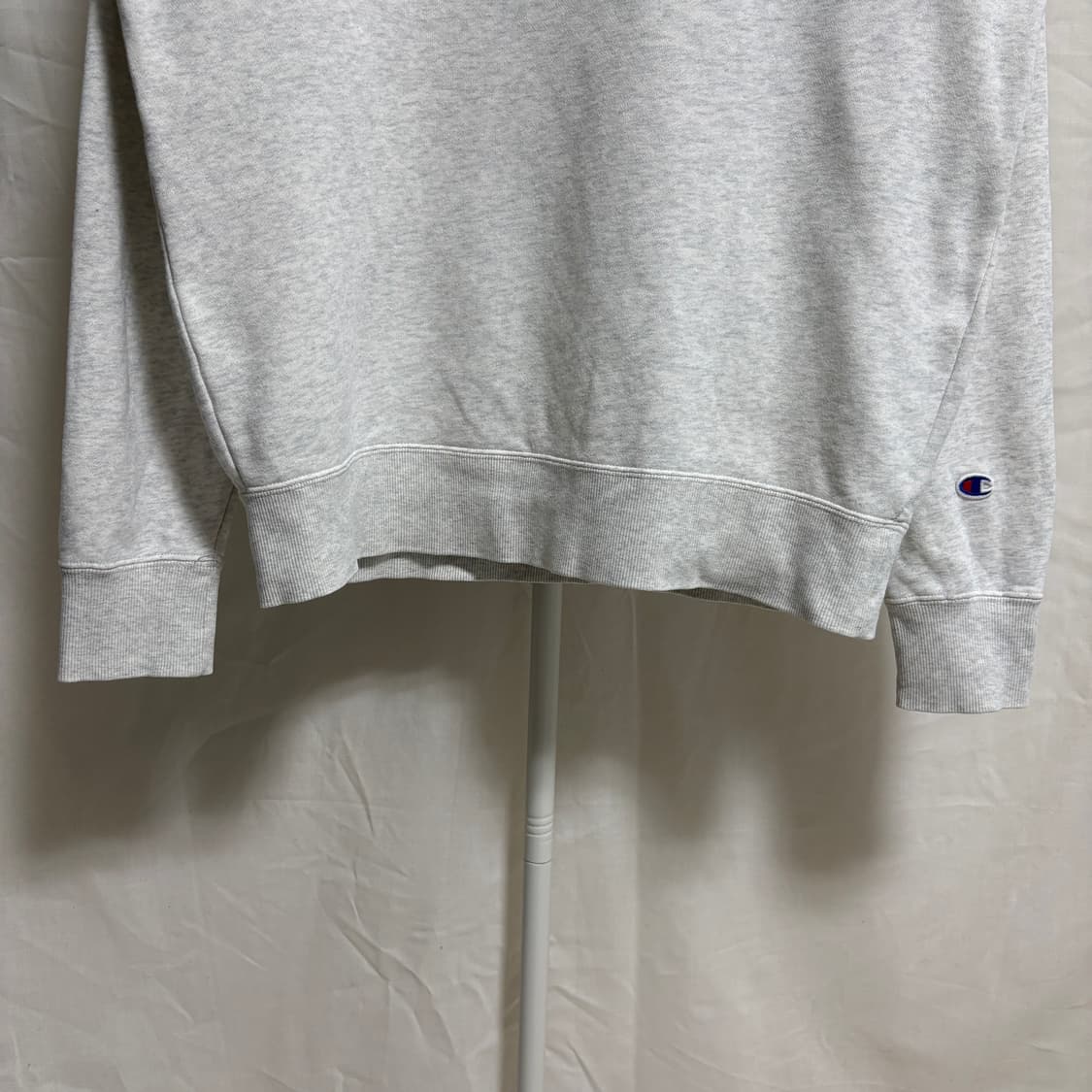 챔피온 로고 맨투맨 스웻셔츠 / 오트밀, XXL 상품이미지3