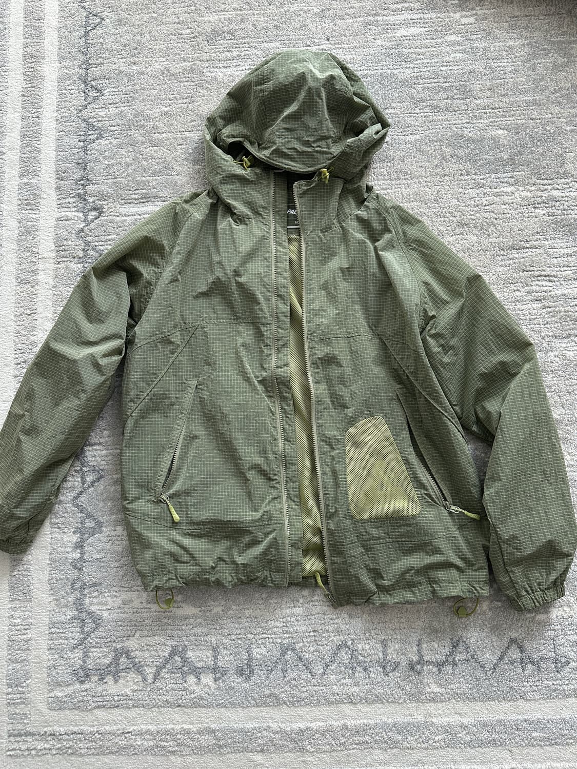 팔라스 바람막이 Y-립스탑 쉘 자켓 라임 - 23SS 상품이미지2