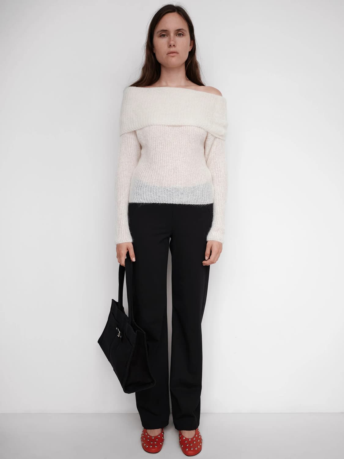 기마구아스 안나마리아 캔버스 백 / 블랙 상품이미지6