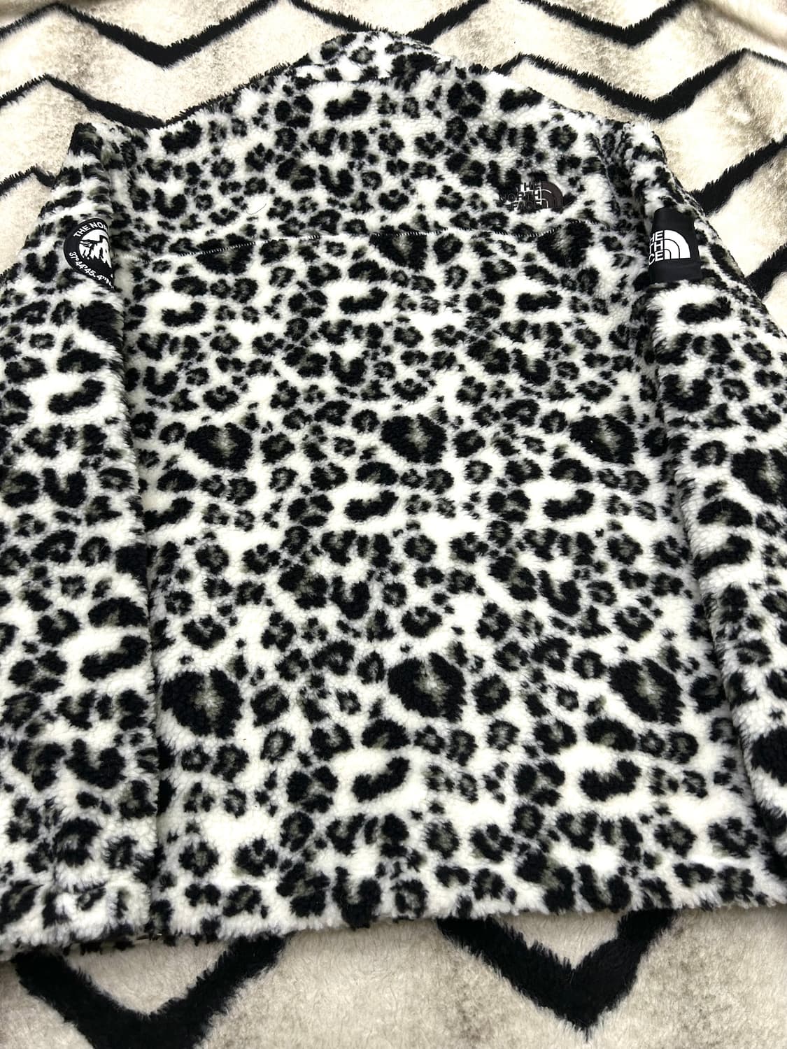 [2XL]노스페이스 리모 레오파드 플리스 자켓 상품이미지4