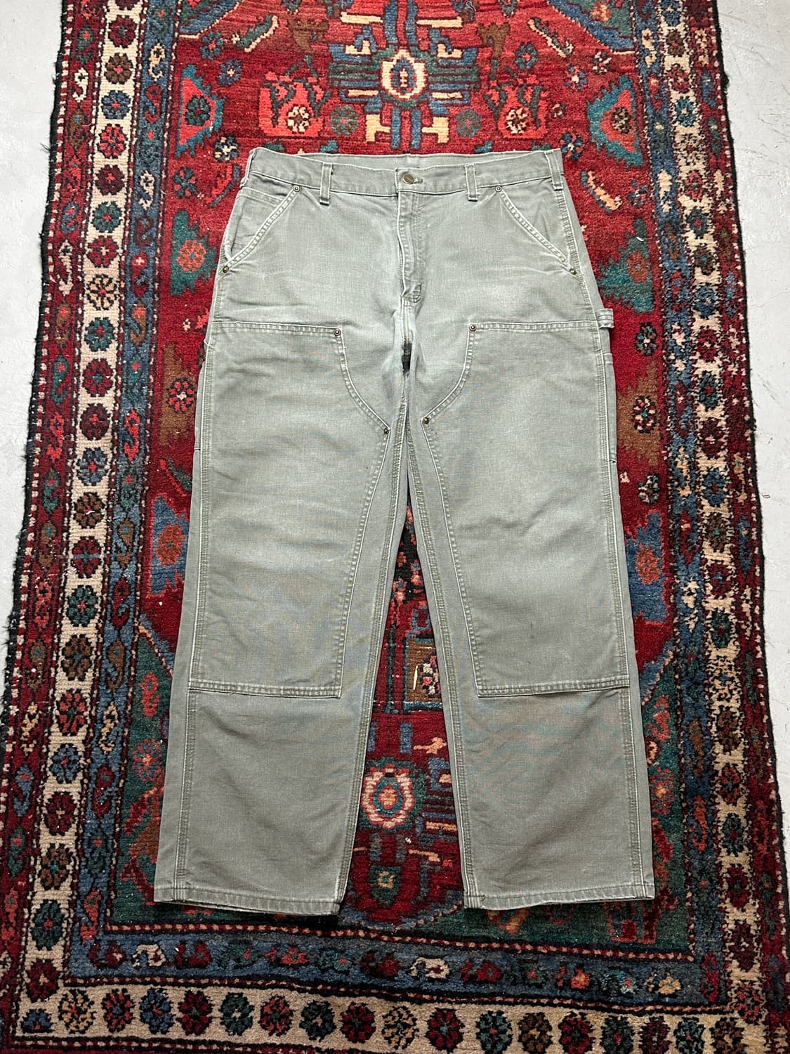 OG 칼하트 B136 더블니 MOS 칼하트 썩블니 모스그린 상품이미지1