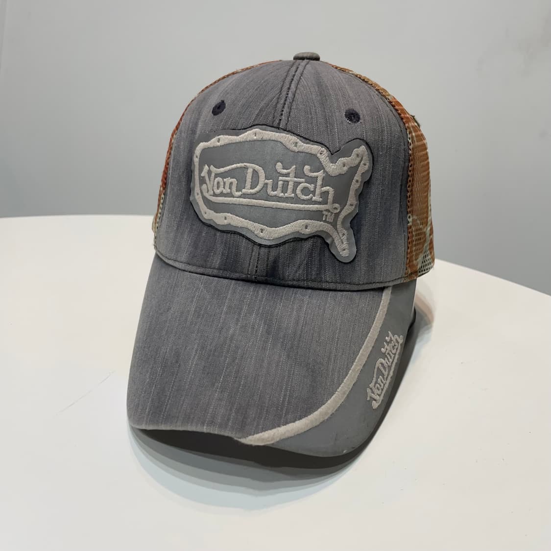 Von dutch 본더치 Y2K 리플렉티브 카모 볼캡 상품이미지2