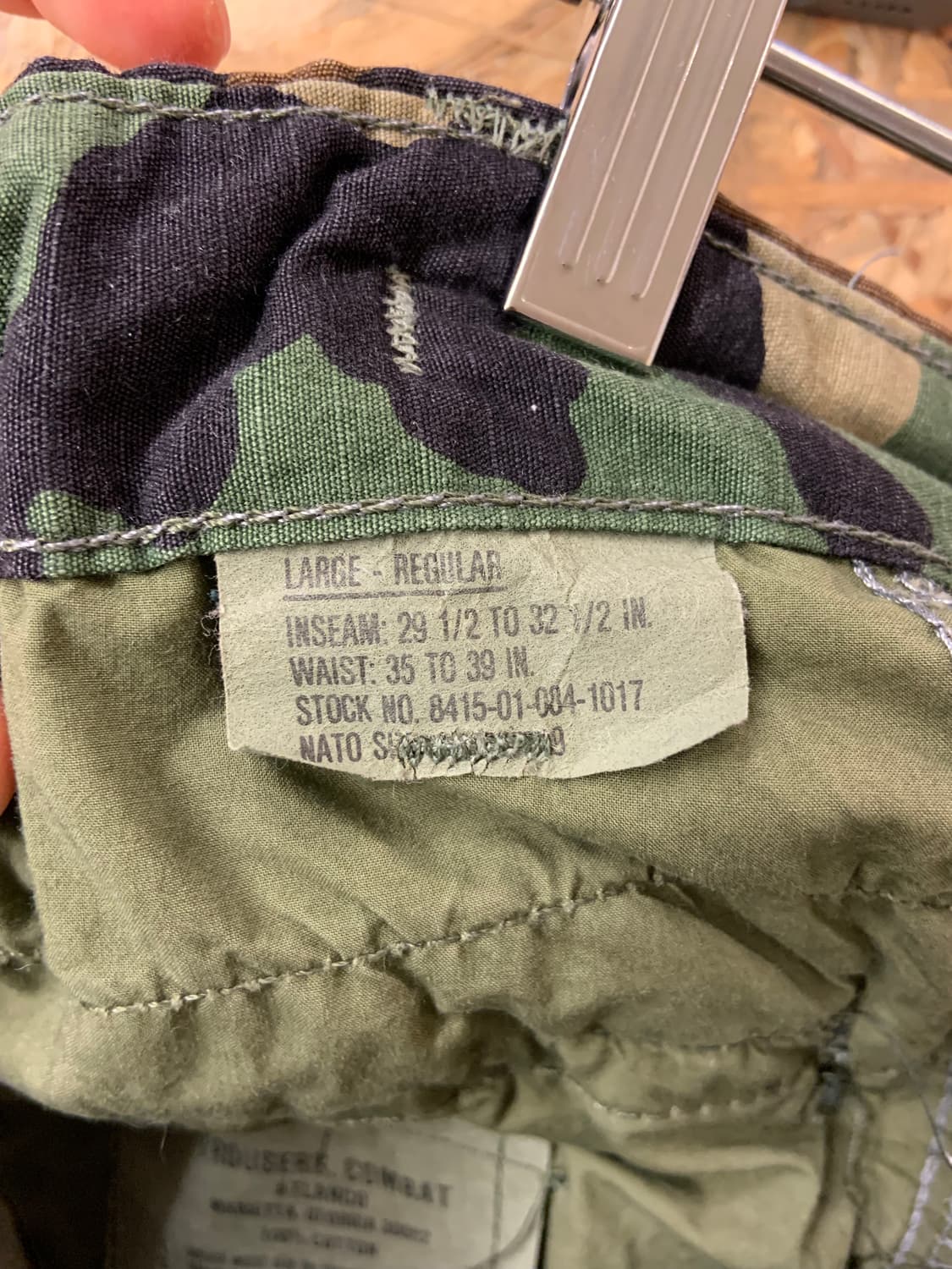 미군 우드랜드 BDU 팬츠 L-R 상품이미지8