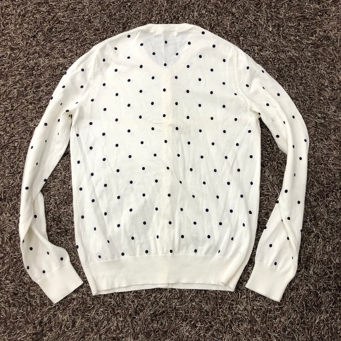 유니클로 폴카닷 도트 땡땡이 가디건 상품이미지3