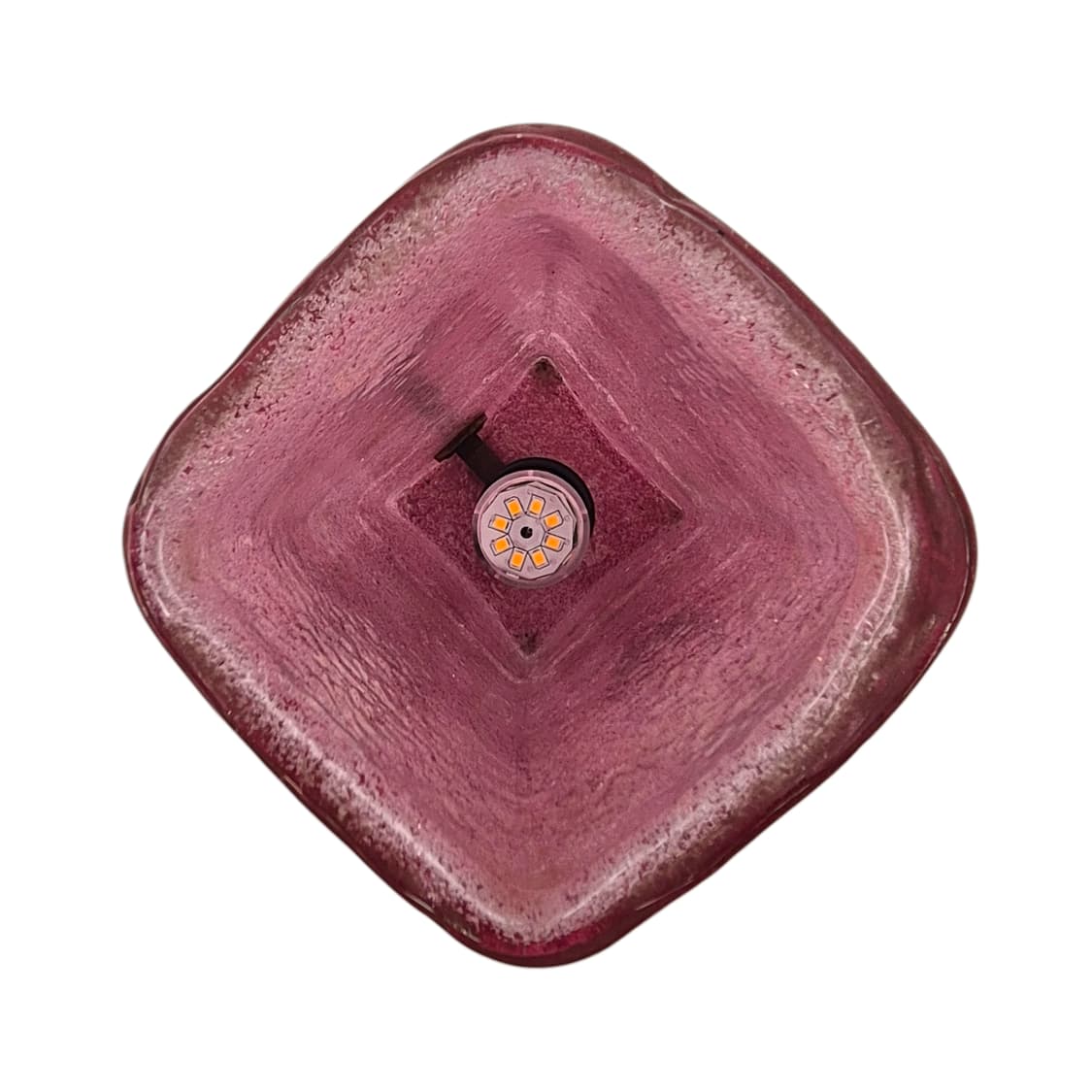 60s 이와타 핸드블로운 핑크 스퀘어 멜팅 조명 상품이미지5