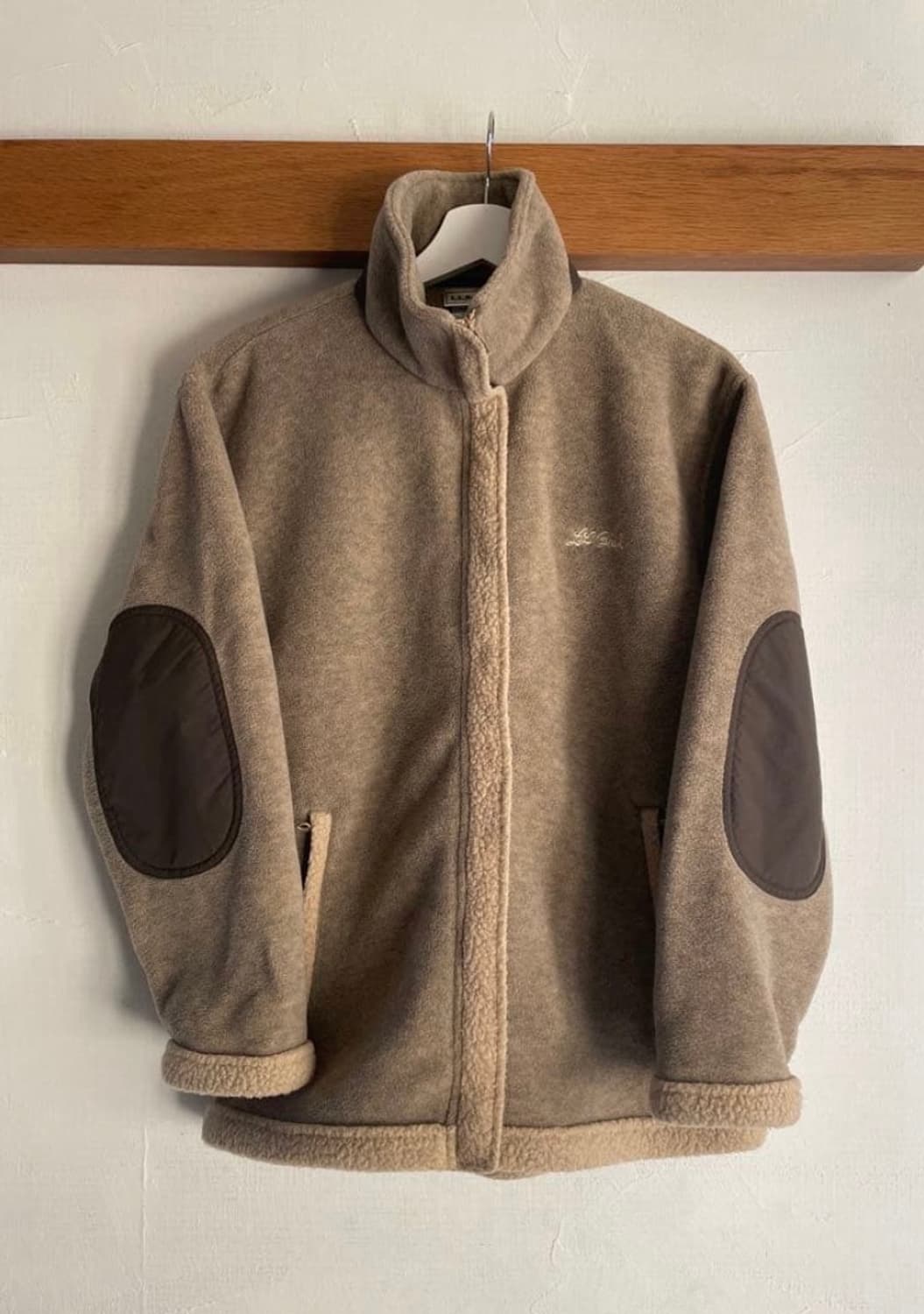 LL Bean elbow patch fleece zip up 상품이미지1