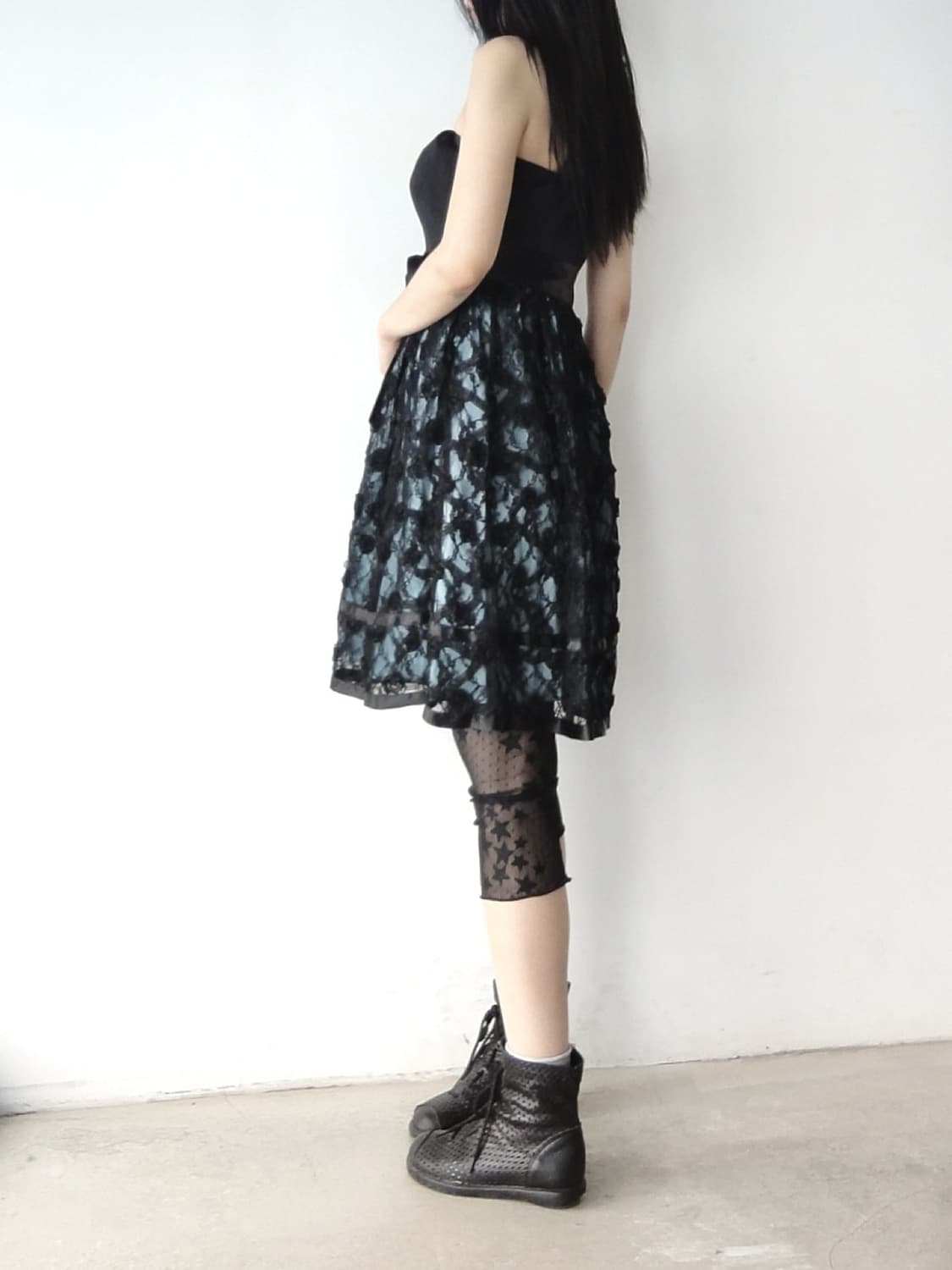Rose garden ops & top / black 상품이미지7