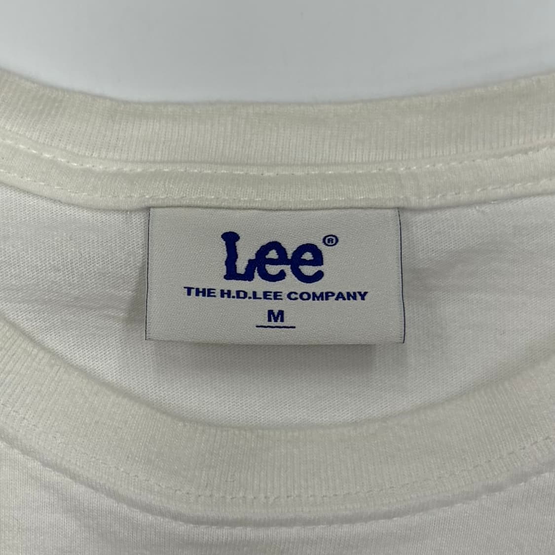 Lee 리 네이비 로고 반팔티 M 상품이미지4