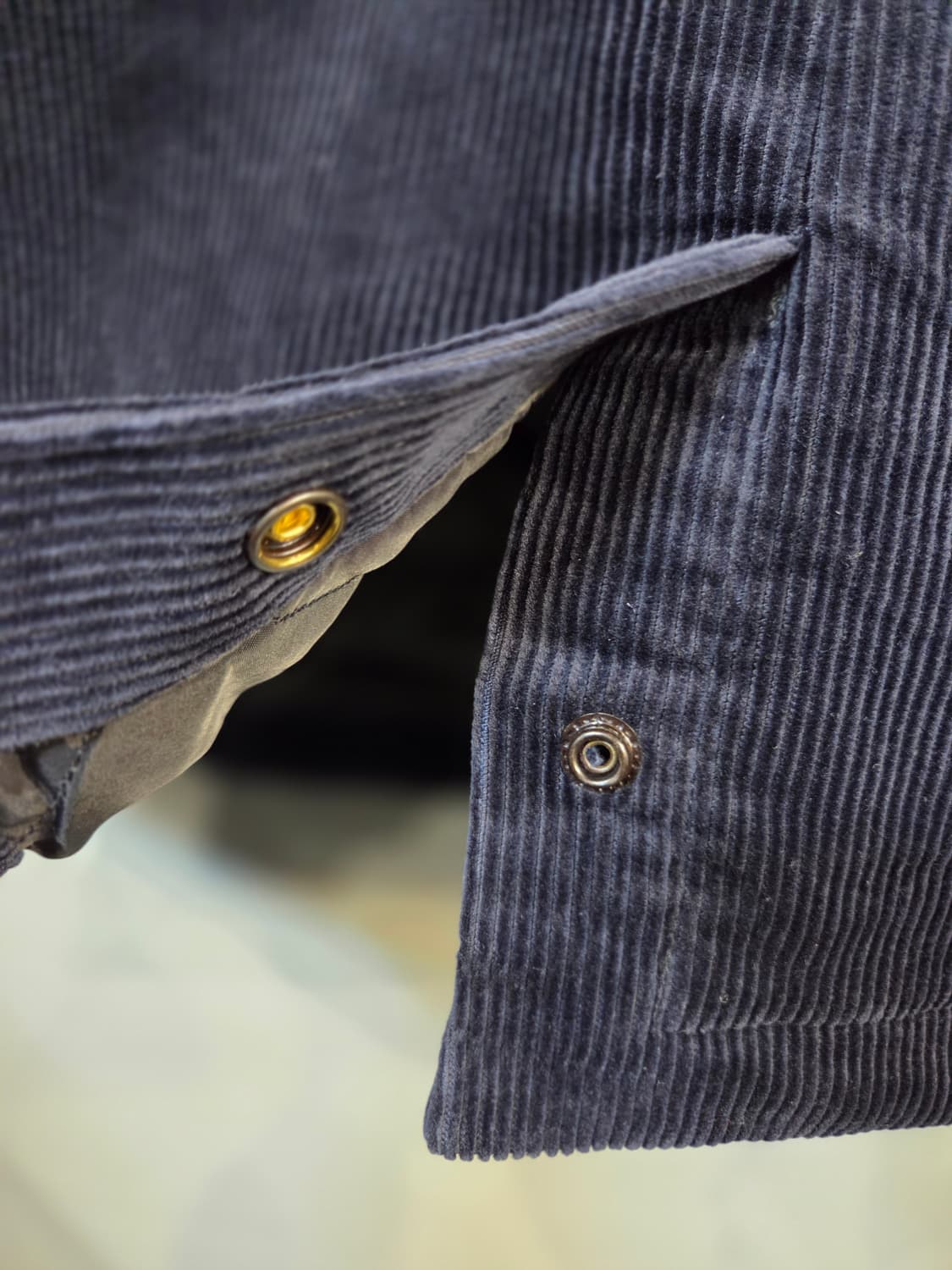 G-STAR RAW 코듀로이 칼라 코트 네이비(XS)택없음 상품이미지5