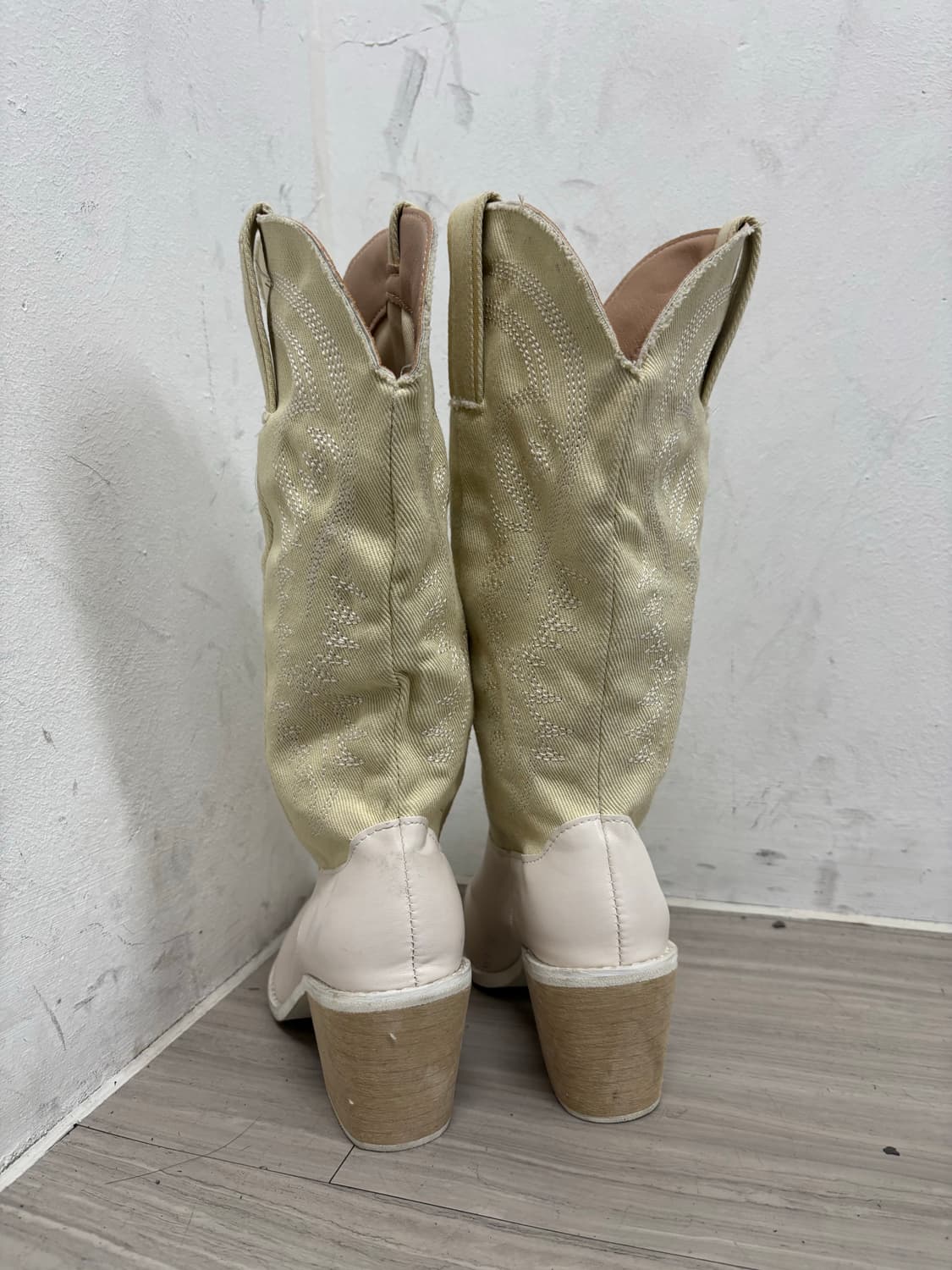 White&Ivory Western Long Boots 상품이미지9