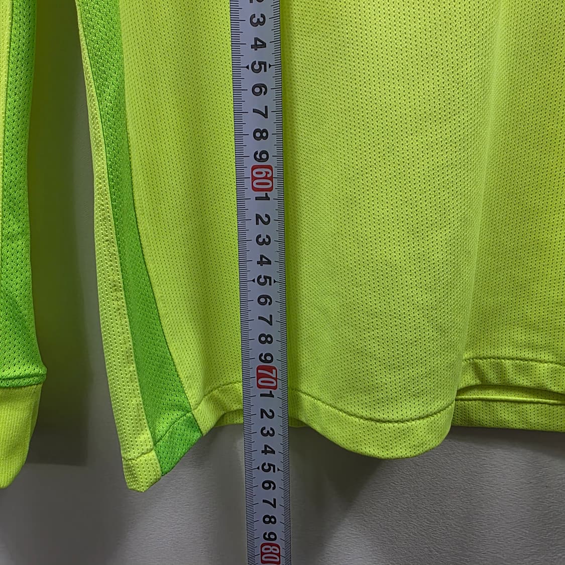 0189 나이키 드라이핏 심판 유니폼 긴팔 M 형광 옐로우 KFA 레프리 상품이미지4