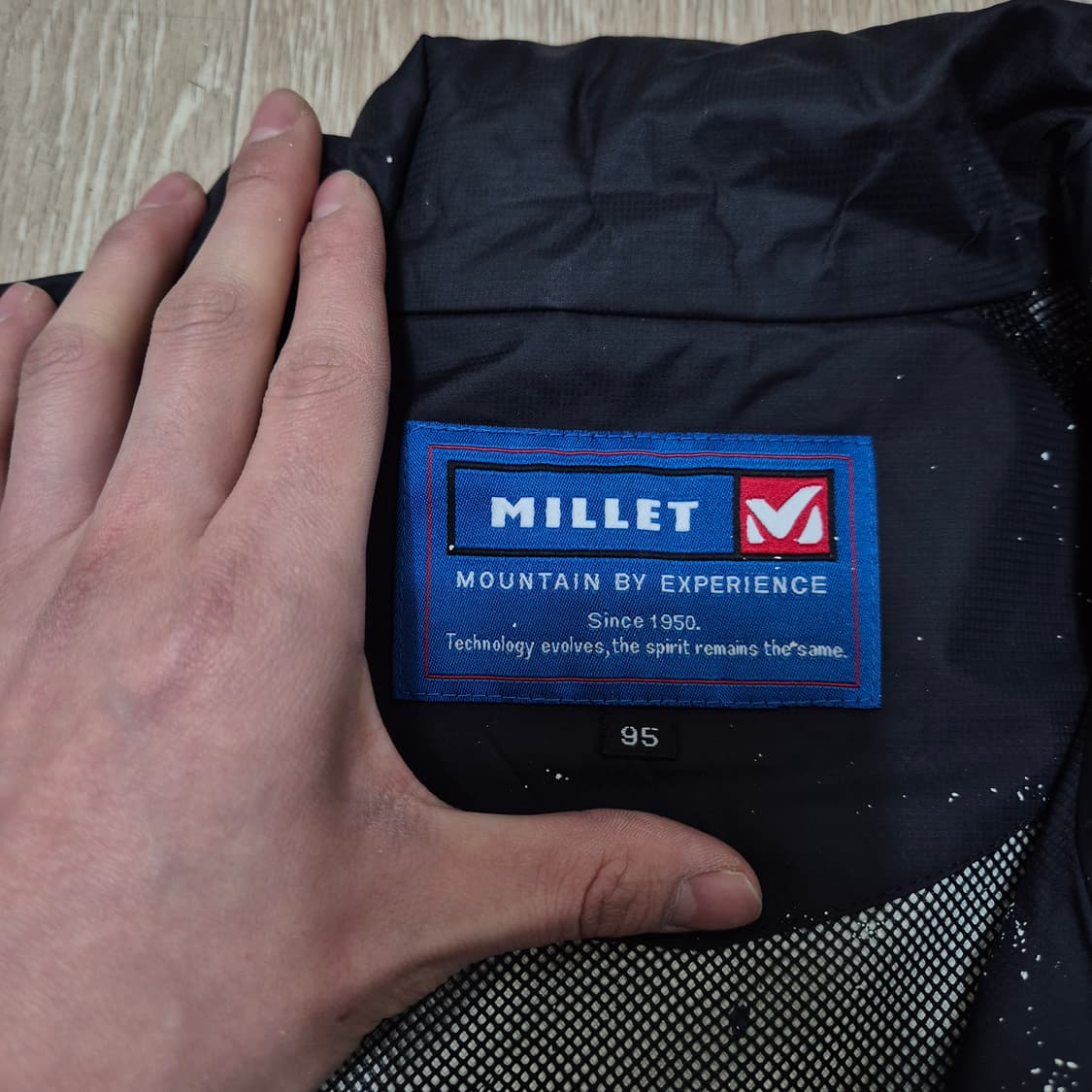 밀레 아웃도어 익스퍼트 시리즈 바람막이 자켓 M(95) 상품이미지6