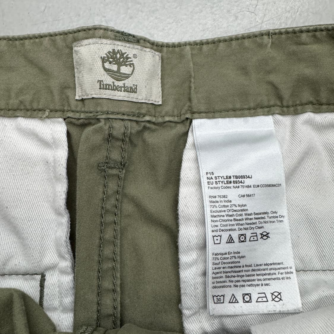 팀버랜드 분리형 와이드 워크 탄창 카고팬츠 상품이미지8