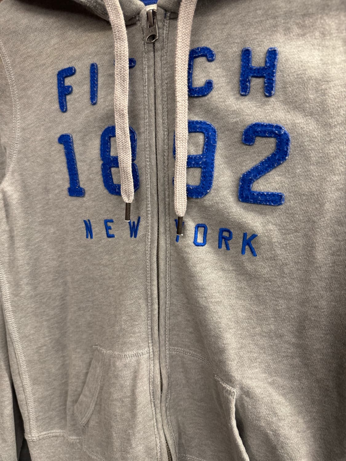 아베크롬비 빈티지 여성 그레이 후드집업 상품이미지2