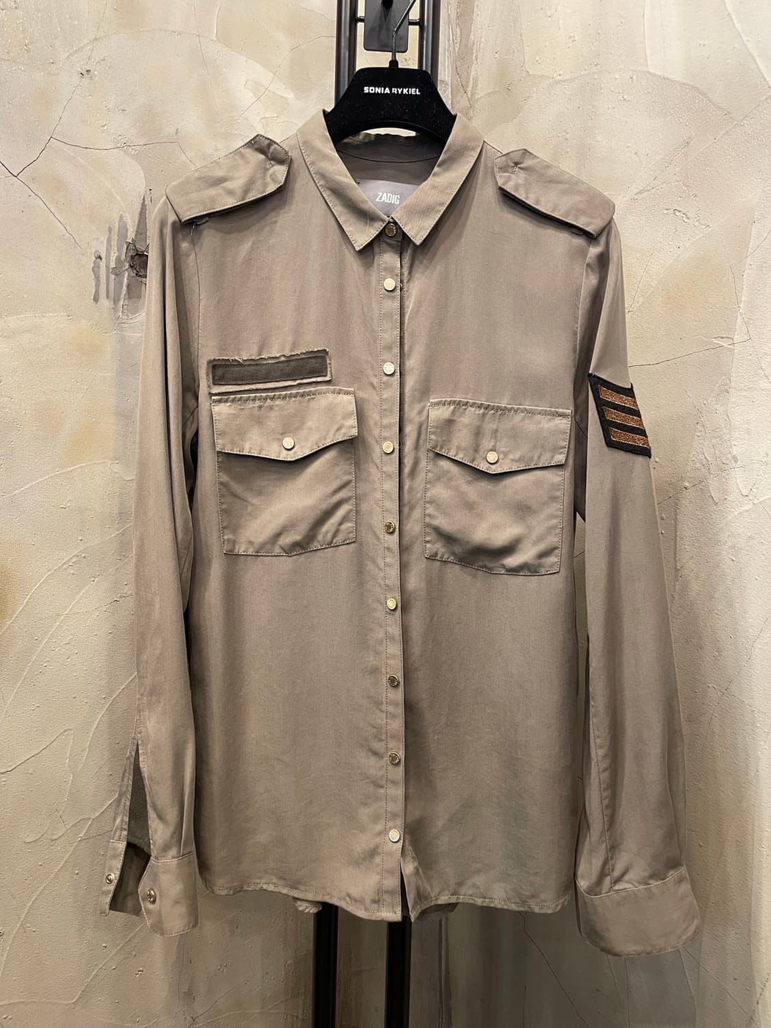 쟈딕앤볼테르 패치, 자수 블라우스 55 상품이미지9