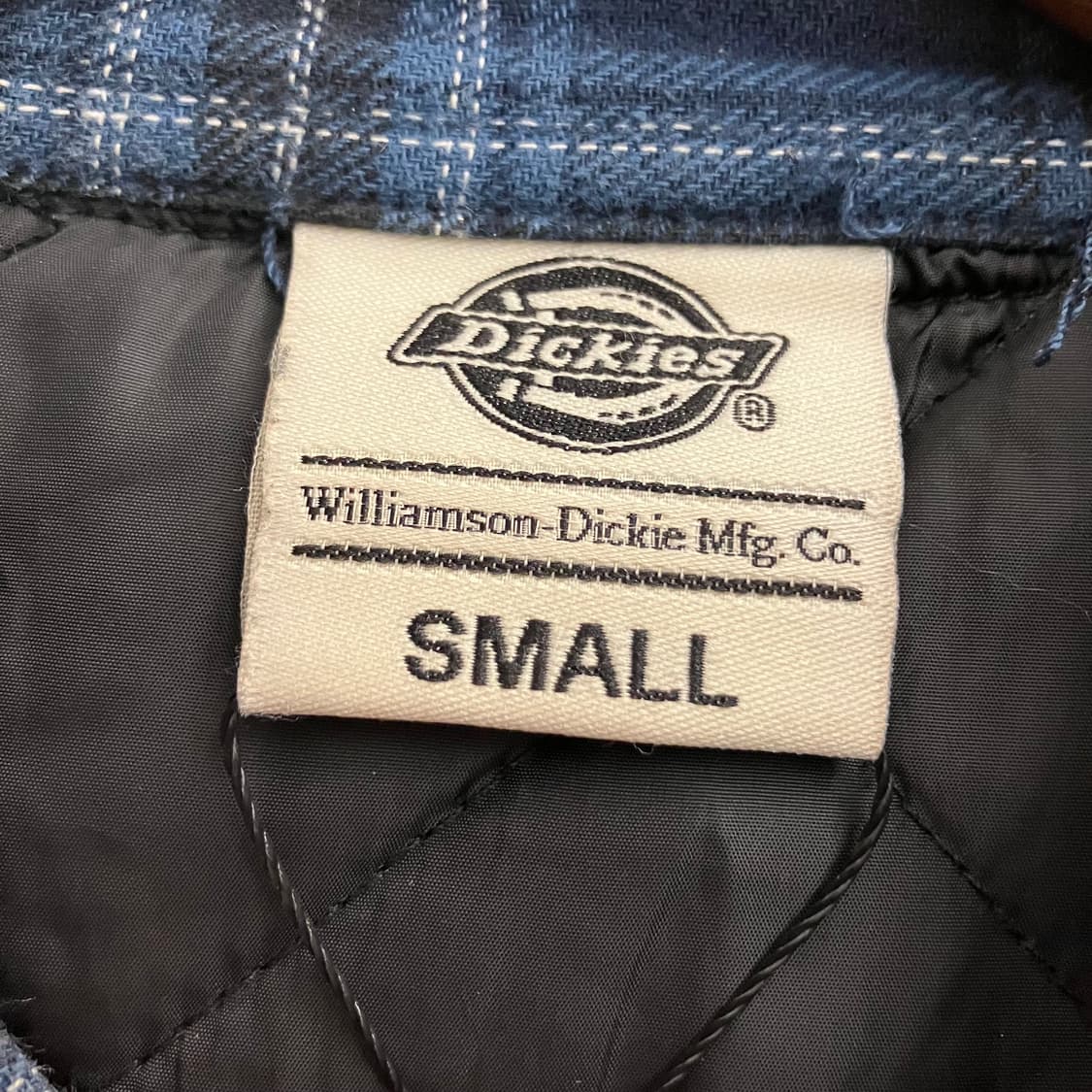 N208 디키즈 퀼팅 체크 셔츠 자켓 상품이미지3