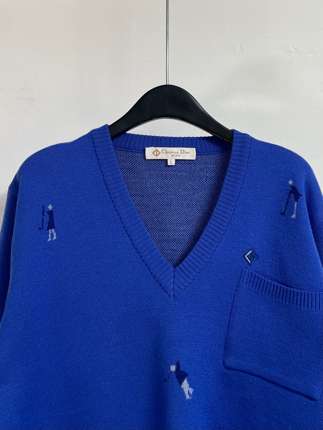 크리스찬 디올 우먼스 브이넥 울 니트 (on.54)   상품이미지2