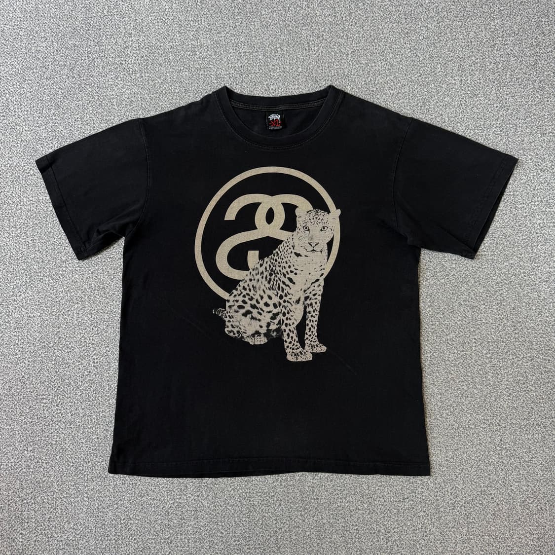 Stussy 00s 스투시 더블에스 치타 반팔티 상품이미지1