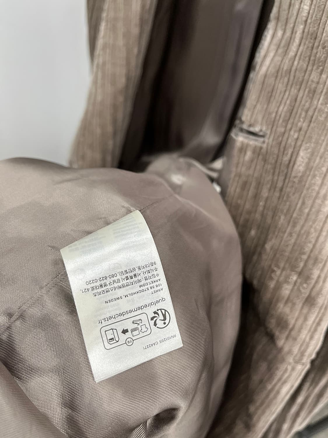 여) 아르켓 신형 코듀로이 오버자켓  상품이미지10