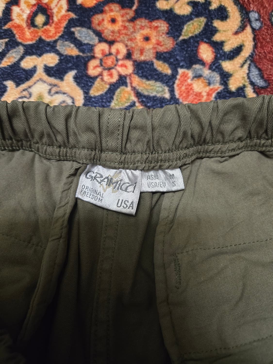 그라미치 루즈 테이퍼드 팬츠 올리브 (ASIA M) 상품이미지5