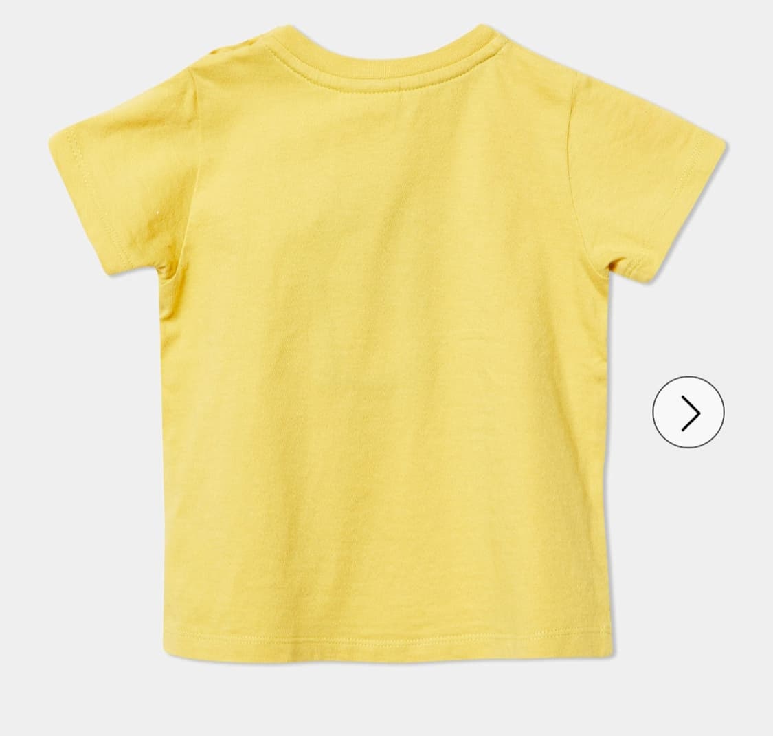 (정품)펜디 옐로우 몬스터 반팔 티셔츠55_66 상품이미지2